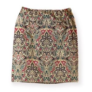 Talbots Multicolor Skirt Size 4